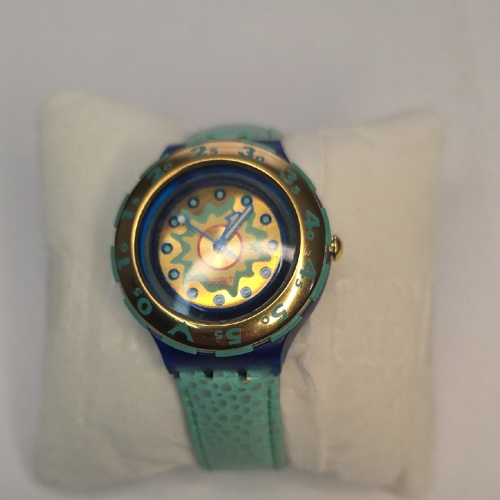 Swatch Vintage 1994 Y2K Scubba Watch Rare